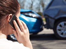 Auto-Unfall Hilfe per Telefon